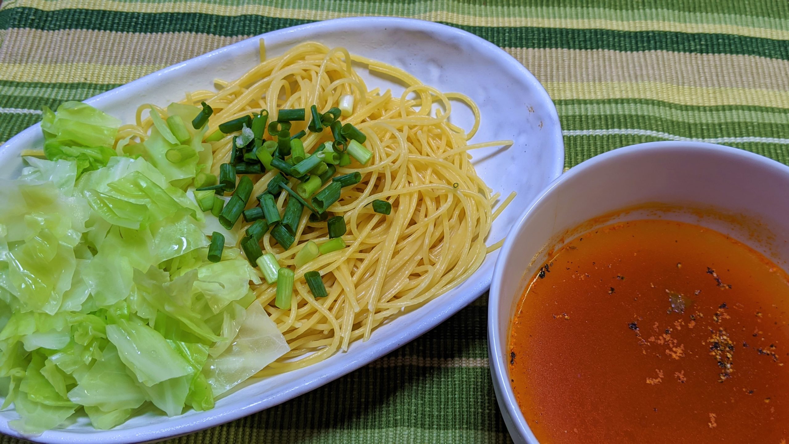 トマト風味のつけスパのアイキャッチ