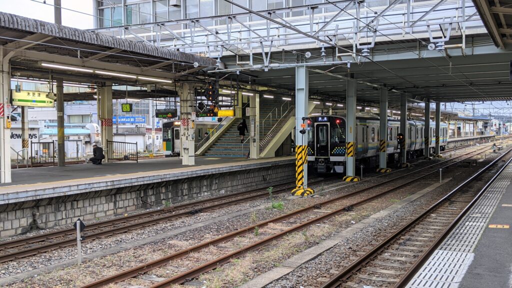 木更津駅のプラットフォーム