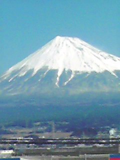 震災前日の富士山